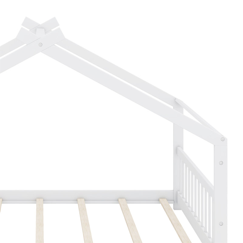 Lit en bois House House, Blanc