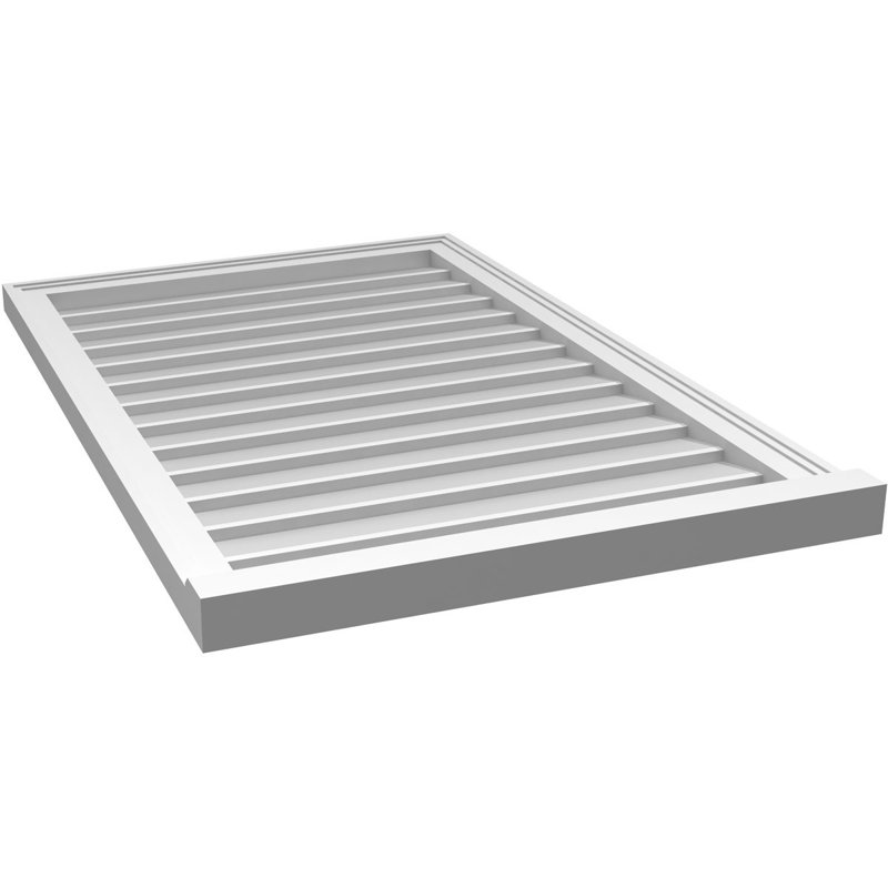 Cadre de seuil Brickmould, brun clair apprêté, H 40 po x l 26 po x P 2 po