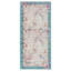 Machine Woven Beige/Teal Rug-63340332