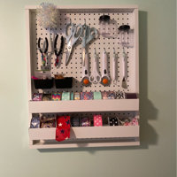 WFX Utility™ Reinertown 22.12'' H x 27.95'' W Wood Pegboard & Reviews