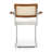 Boucle Low Rattan Back Arm Chair-93021589