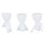 Ceramic Abstract Figurine Sculptures, Set of 3-600166459