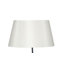 Martha Oval Silk Mix Tapered Lampshade-900079440-833567595
