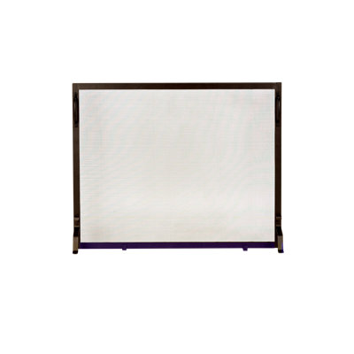 Zacharius 1 Panel Steel Fireplace Screen