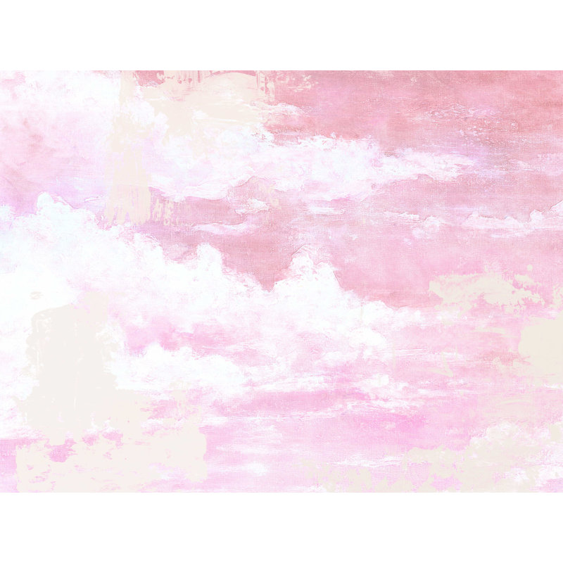 Blush Clouds - impression sur toile tendue, L 16 po x H 12 po