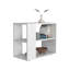 Table d'appoint Verde en mélamine avec rangement ouvert, blanc-1848971336