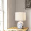 Odette 19.25" Ivory/Navy Standard Lamp