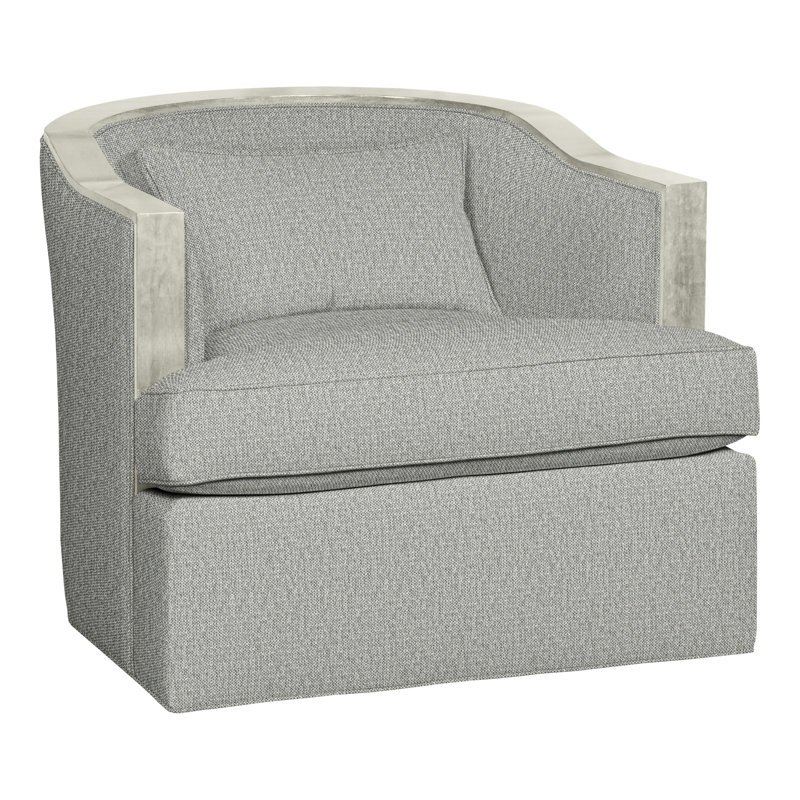 Fauteuil d'appoint pivotant Thom Filicia, Colombe Tarbee, Navajo