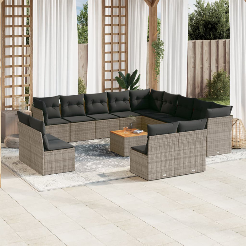 Ensemble de canapé de jardin Vidaxl