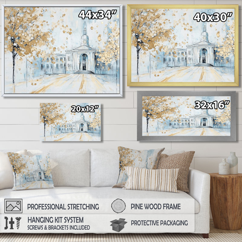 Trinity College In Dublin II - Dublin Wall Art Living Room, H 30 po x l 40 po, Toile tendue, Ne s’applique pas