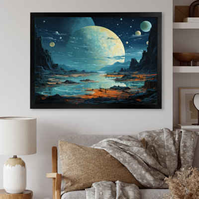 " Modern Pluto Planet Landscape "