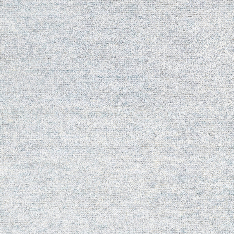 Tapis bleu pâle tissé à la main Altessa, Rectangle 9 pi x 12 pi