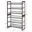 6 Tier Metal Shoe Rack, with Adjustable Flat or Angled Shelves, Set of 2, 3-Tier Stackable Shelf-1466676723