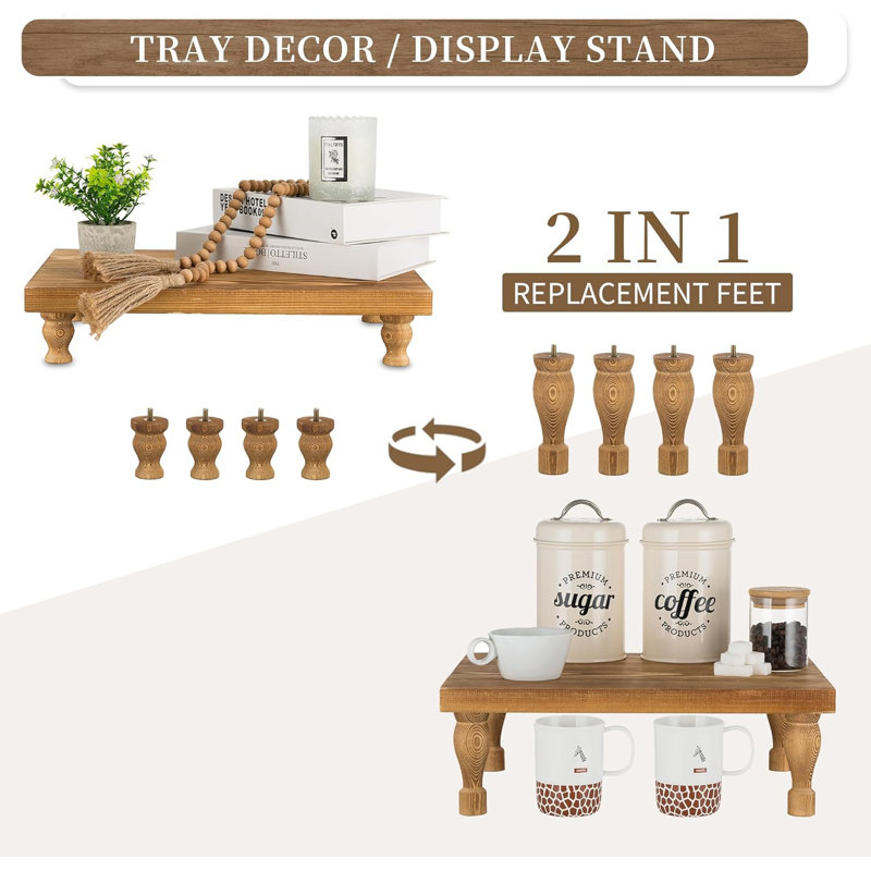 Plateau décoratif en bois