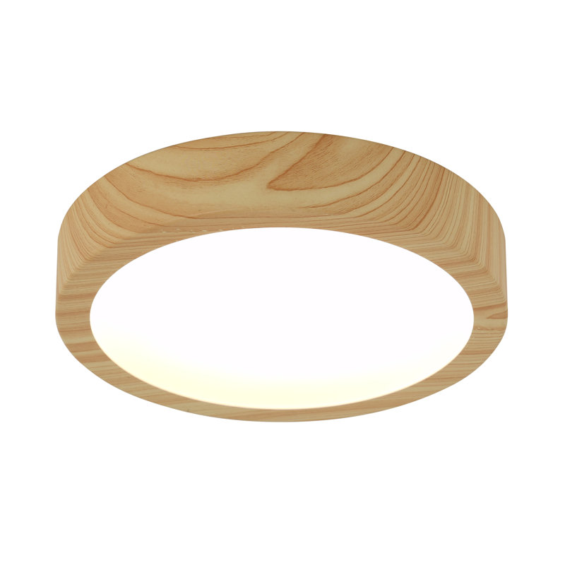 Plafonnier en bois Armelinda 10 po