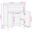 Tayla 60cm Sideboard