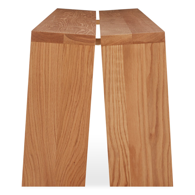 Amicable Solid Wood Dining Bench, 17.5" H x 60" W  x 17.1" D, White Oak