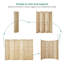 Paravent en bois massif 5,75 pi - Paravent sculpté-126480735-126480734