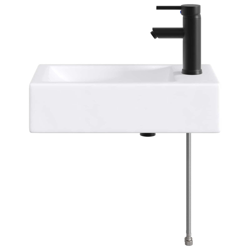 Belfry Bathroom 255mm W Metal Sink, Matte Black
