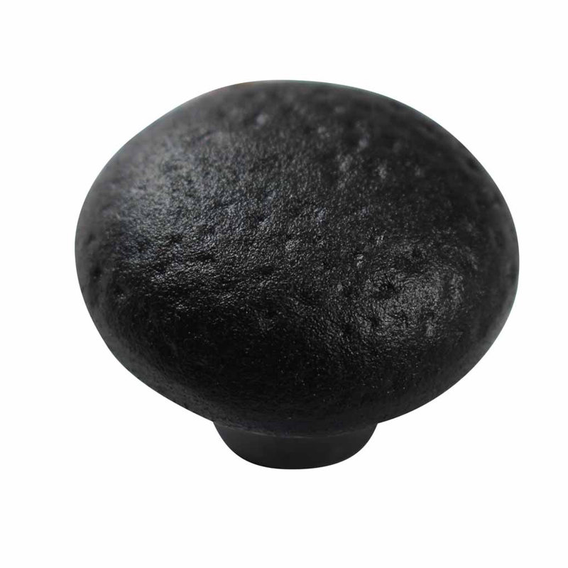 The Renovators Supply 6 Door Pull Black Wrought Iron 6