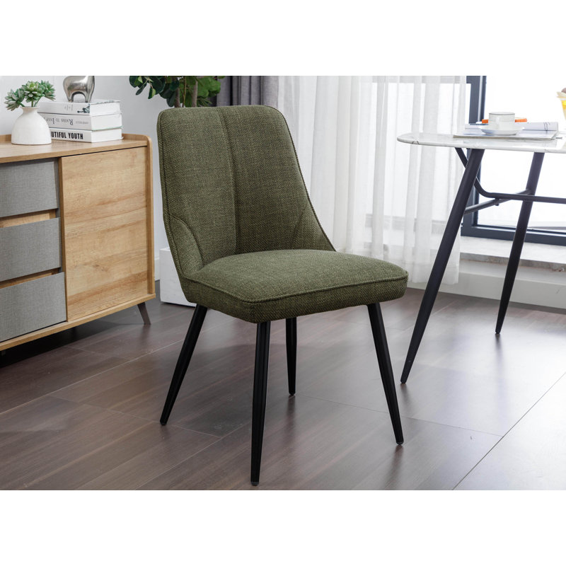 Chaise de salle à manger Catto Cedartown, Vert