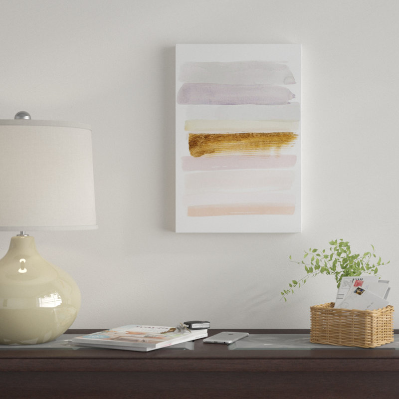 «Pastel Sweep I» par Grace Popp - Estampe numérique sur toile tendue avec châssis, H 12 po x l 8 po x P 0,75 po, Toile tendue