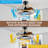 Ruggerio Ceiling Fan with LED Lights
