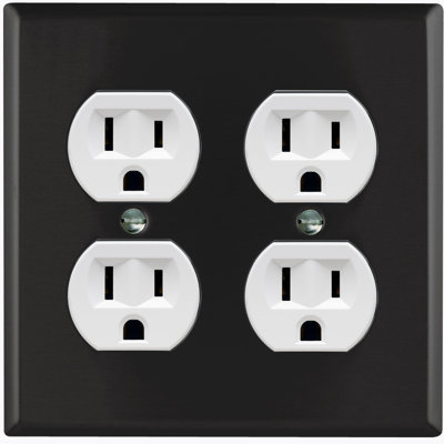 2 - Gang Duplex Outlet Standard Wall Plate