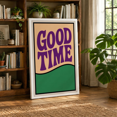 Good Time Retro - Wrapped Canvas