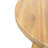 Marina Solid Wood Round Side Table With Three-Leg Base