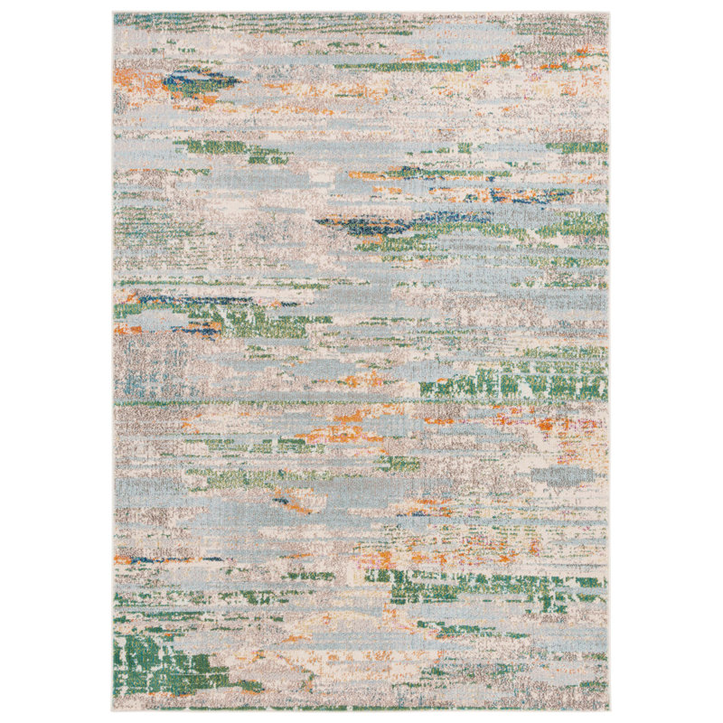 Madison Performance Abstract Rug, Rectangle 6' x 9'