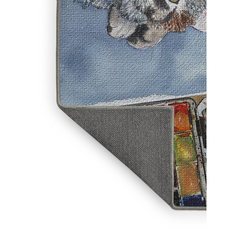 Tapis bleu chat, Rectangle 3 pi x 5 pi