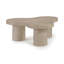 Table basse en placage de chêne et bois massif Anwen-424970176