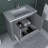 Boston 36'' Single Bathroom Vanity with Resin Top-555518660