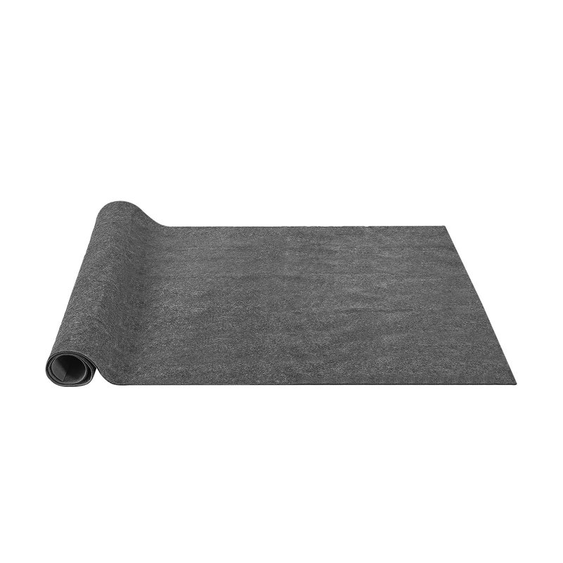 Rug Pad Without Slip Resistance, Protective Cushioning Carpet Pad, 8' X 10', 1/4"Thick, 100% Pure Polyester Felt, 7-8㎡ Premium Comfort Underfoot Carpet Padding Rug Cushion For All Floors, Gray