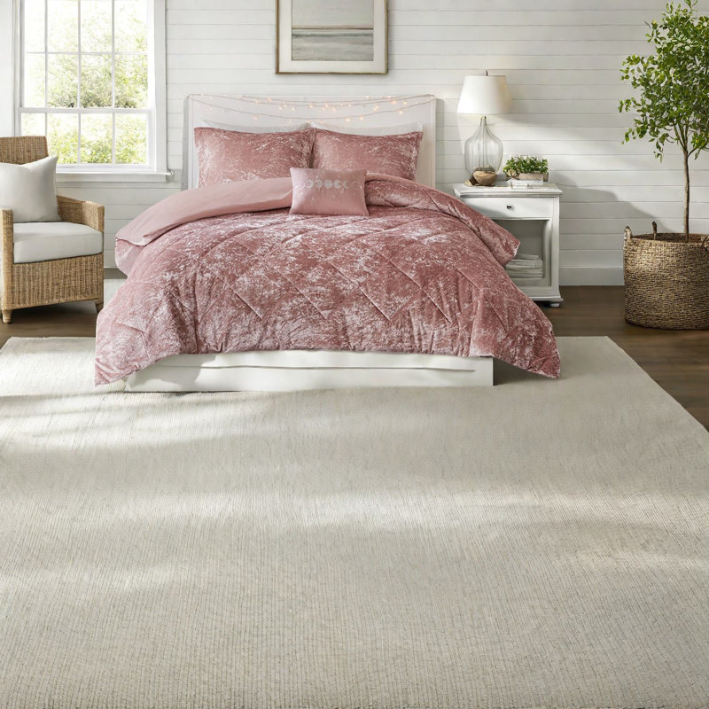 Ensembles de literie en velours luxueux, conception matelassée en polyester, chambre glamour