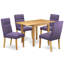 Ensemble de table de salle à manger en bois massif-122914603-122914601-106903410