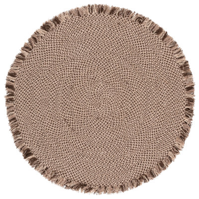 Tapis d'intérieur tressé à la main sans motif