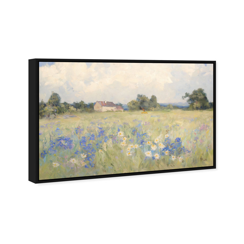 Enchanting Vista Canvas Landscape & Nature Print by Oliver Gal, Black Frame, 15 x 10, 17"H x 25"W, Black Frame