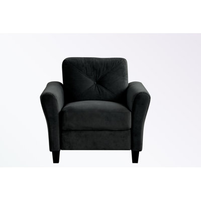 Chaise d'appoint avec coussin moelleux et pieds robustes