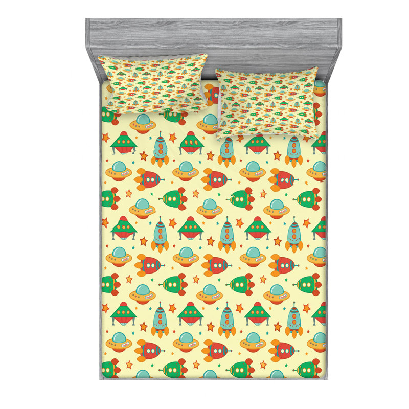Microfiber Sheet Set, Full Sheet Set with Fitted Sheet