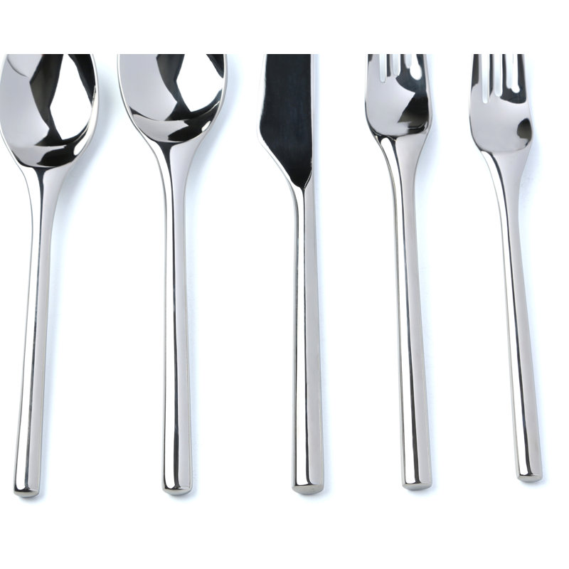Artik 5 Piece 18/10 Stainless Steel Flatware Set, Service for 1