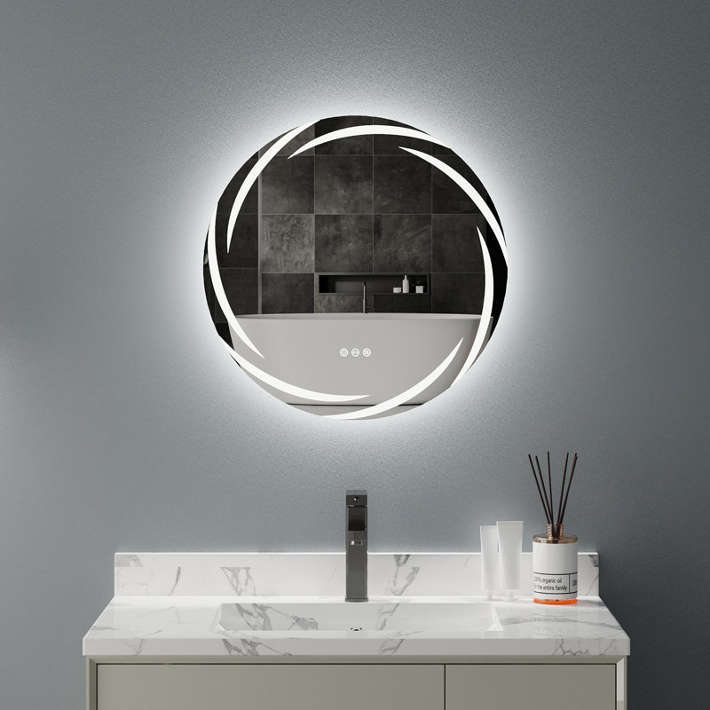 Keiara Round Wall Mirror, 24"  x 24" 