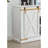 Rustic Style Antique White 1Pc Sofa Table Living Room Side Table W Drawers Barnyard Design