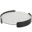 Plateau rond en marbre Cole et gris avec cadre en métal noir-1542998726