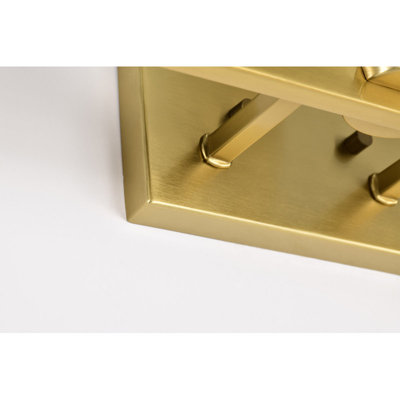 Keindl - Coiffeuse - Verre blanc nervuré, Bronze brillant, 24 po de largeur, Trois lumières