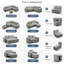 Canapé-lit modulaire en L à 5 places 84,6 po Waldorf avec rangement pour lit escamotable et repose-pieds Waldorf-129100800