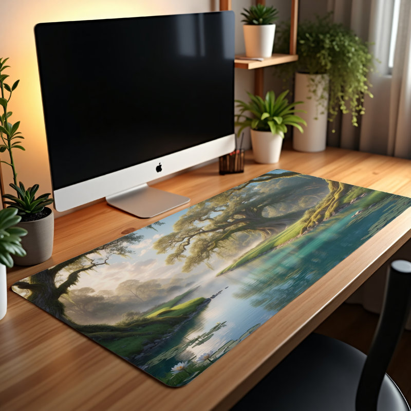 Polyester Desk Pad, 23.6x13.8