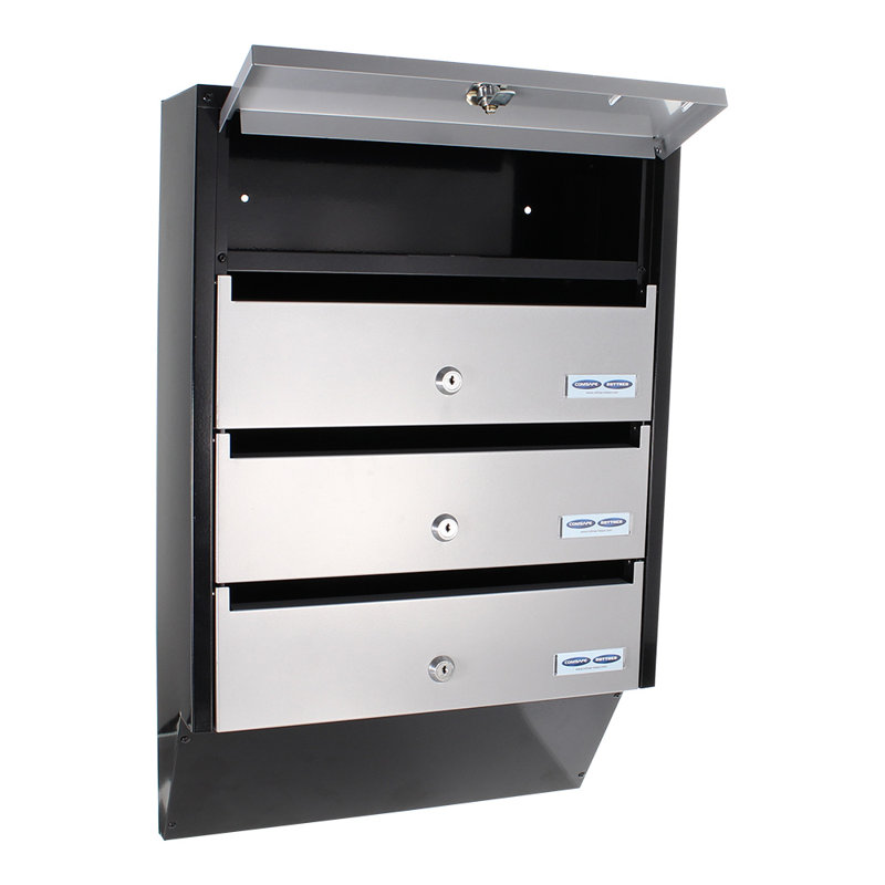 Stateburg Steel Wall Mounted Post Box