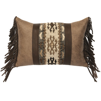 Wooded River Mountain Storm/Mushroom Pillow (12x18)